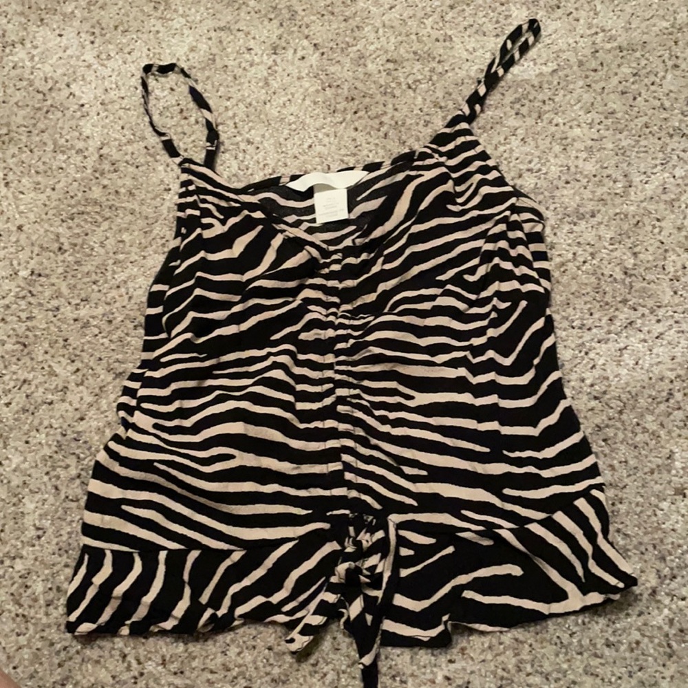 HM Spaghetti Strap crop blouse
